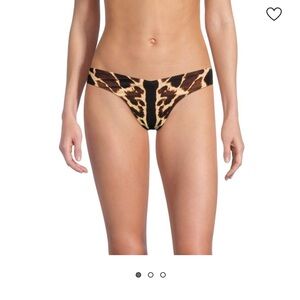 WeWoreWhat Animal Print Bikini Bottom